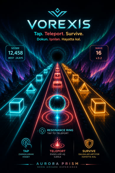VOREXIS — Tap, teleport, survive